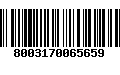 Código de Barras 8003170065659