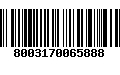 Código de Barras 8003170065888