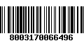 Código de Barras 8003170066496