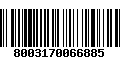 Código de Barras 8003170066885