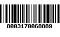 Código de Barras 8003170068889