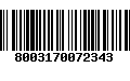 Código de Barras 8003170072343