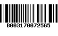 Código de Barras 8003170072565