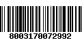 Código de Barras 8003170072992