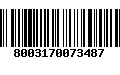 Código de Barras 8003170073487