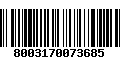 Código de Barras 8003170073685