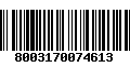 Código de Barras 8003170074613