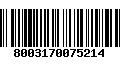 Código de Barras 8003170075214