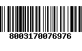 Código de Barras 8003170076976