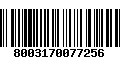 Código de Barras 8003170077256