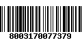 Código de Barras 8003170077379