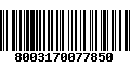 Código de Barras 8003170077850