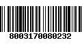 Código de Barras 8003170080232