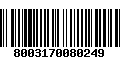 Código de Barras 8003170080249