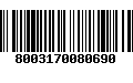 Código de Barras 8003170080690