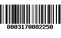 Código de Barras 8003170082250