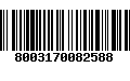 Código de Barras 8003170082588