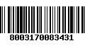 Código de Barras 8003170083431