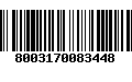 Código de Barras 8003170083448