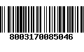 Código de Barras 8003170085046