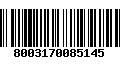 Código de Barras 8003170085145