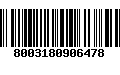 Código de Barras 8003180906478