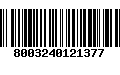 Código de Barras 8003240121377