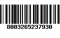 Código de Barras 8003265237930