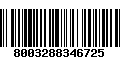 Código de Barras 8003288346725