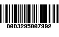 Código de Barras 8003295007992