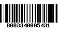 Código de Barras 8003340095431