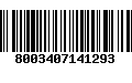 Código de Barras 8003407141293