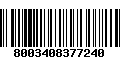 Código de Barras 8003408377240