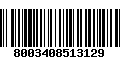 Código de Barras 8003408513129