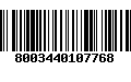 Código de Barras 8003440107768