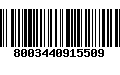 Código de Barras 8003440915509