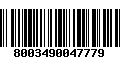 Código de Barras 8003490047779