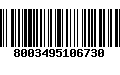 Código de Barras 8003495106730