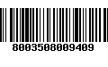 Código de Barras 8003508009409