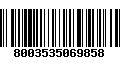 Código de Barras 8003535069858