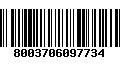 Código de Barras 8003706097734