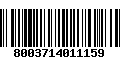 Código de Barras 8003714011159