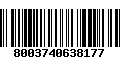 Código de Barras 8003740638177