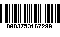 Código de Barras 8003753167299