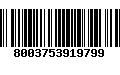 Código de Barras 8003753919799