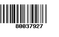 Código de Barras 80037927