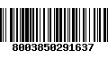 Código de Barras 8003850291637