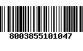 Código de Barras 8003855101047