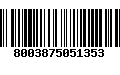 Código de Barras 8003875051353