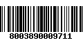 Código de Barras 8003890009711